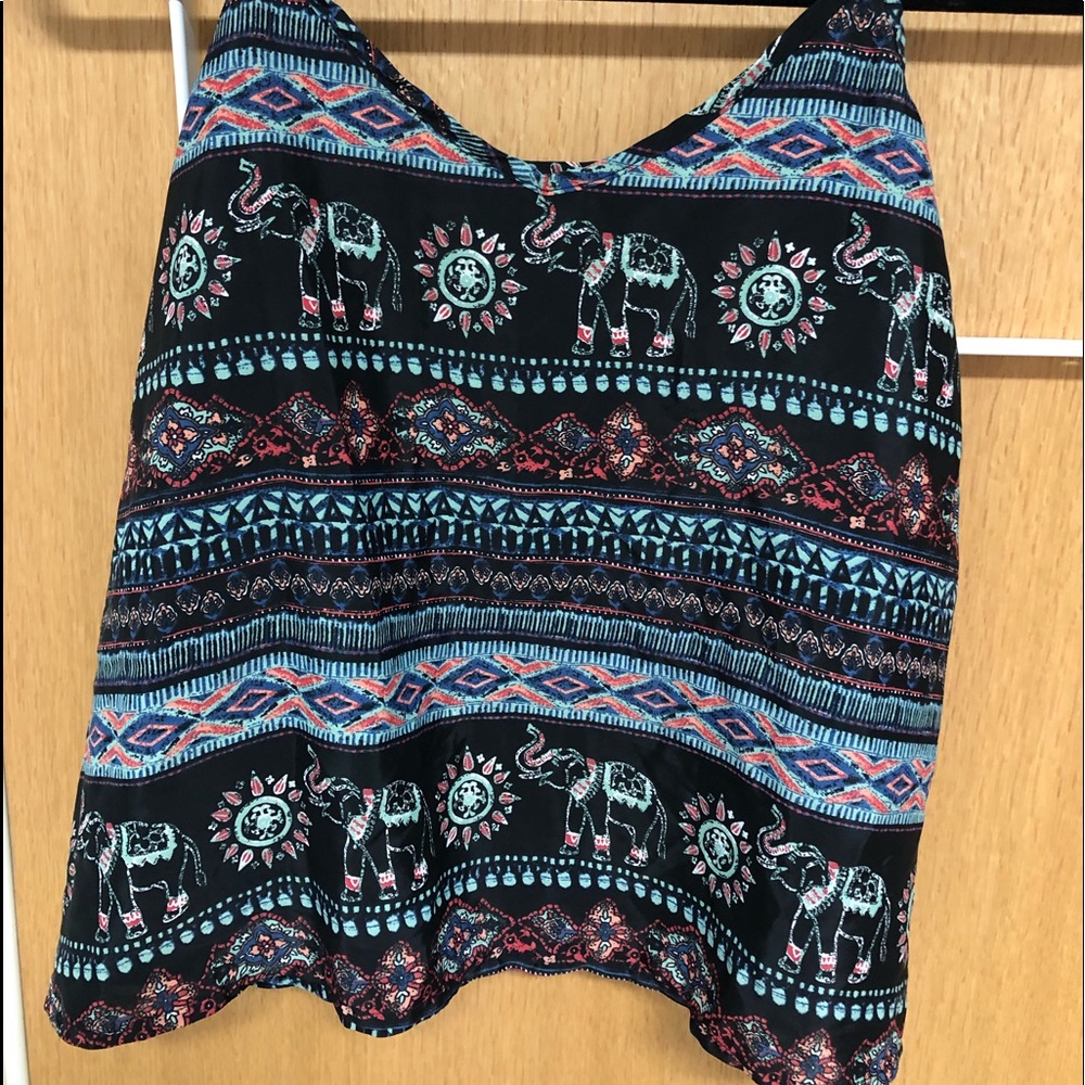 Boho Spaghetti strapped Top